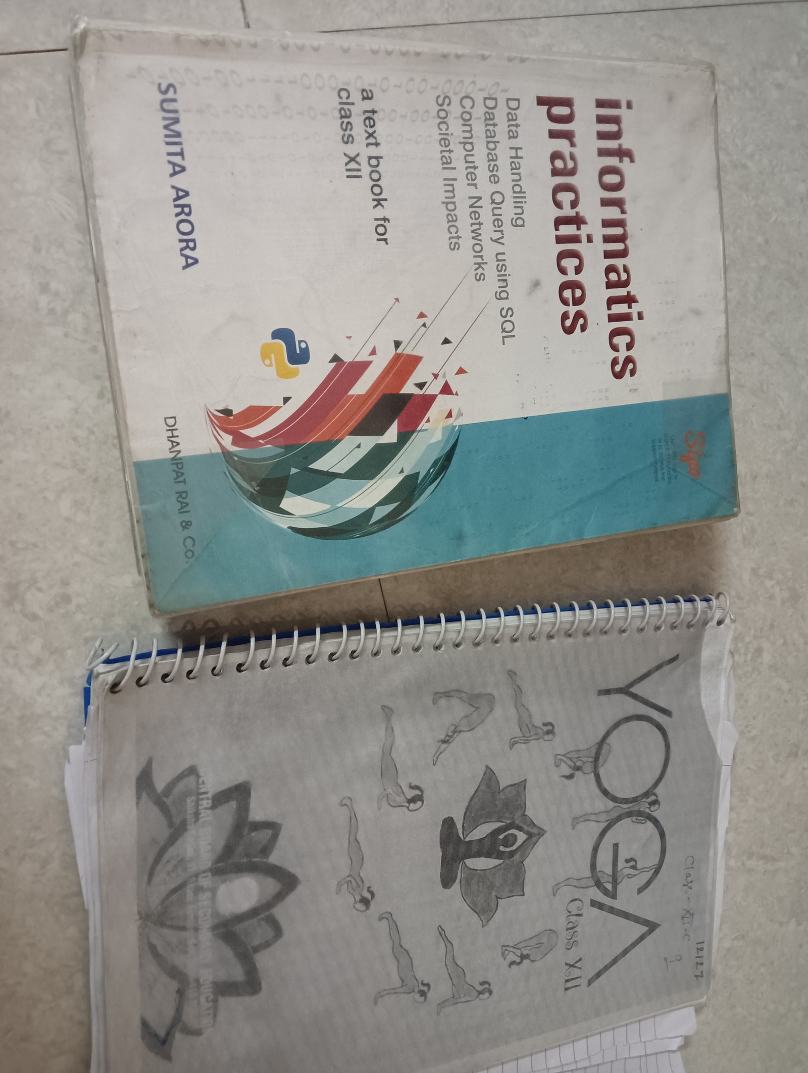 INFORMATICS PRACTICES AND YOGA class 12th - Books & Media in jaipur