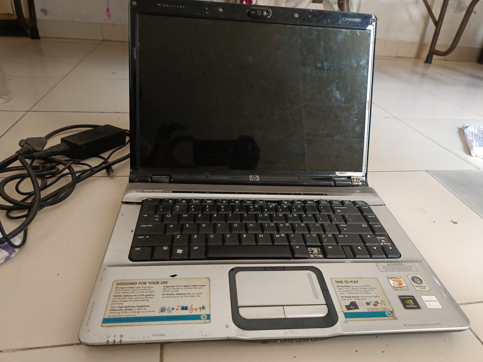 hp pavilion dv6000 laptop - photo 2